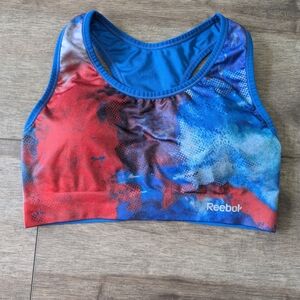 Reebok Red and Blue Sports Bra